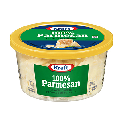 Kraft 100% Parmesan Shaved Cheese 141 g