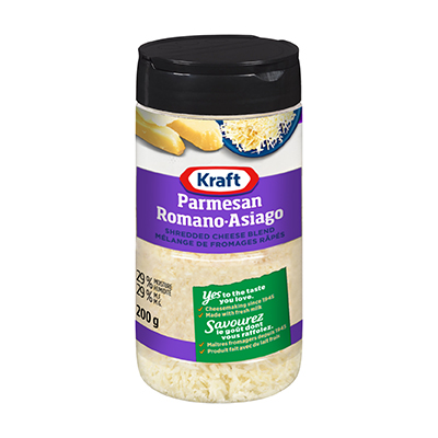 Kraft Parmesan Romano & Asiago Shredded Cheese 200 g