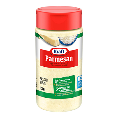 Kraft 100 % Fromage Parmesan râpé finement 125 g